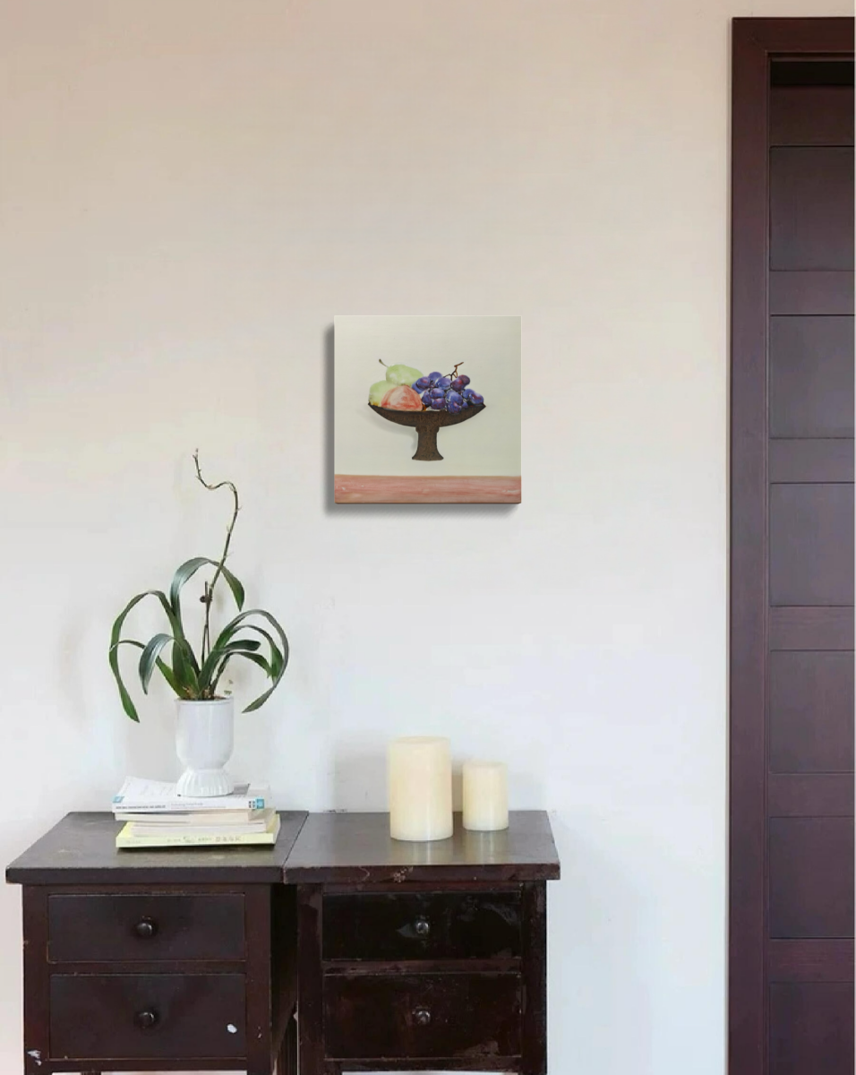 High-Temperature Glaze Ceramic Painting –Summer on the Pedestal (Original 1/1) Xianyue Lee