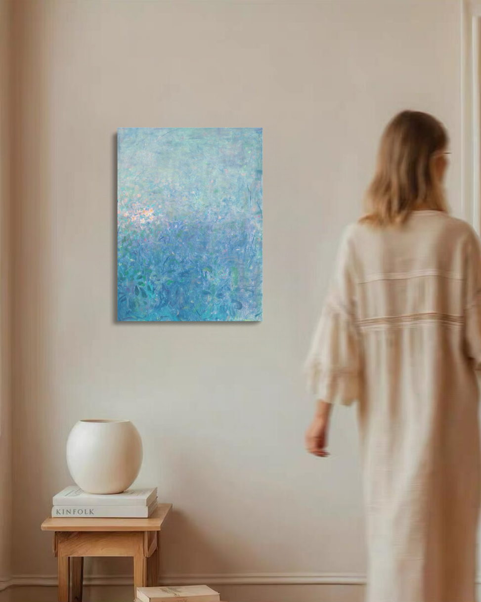 Poetic Abstraction Series –Wild Cotton Flowers (Original 1/1) Fengxi Ni