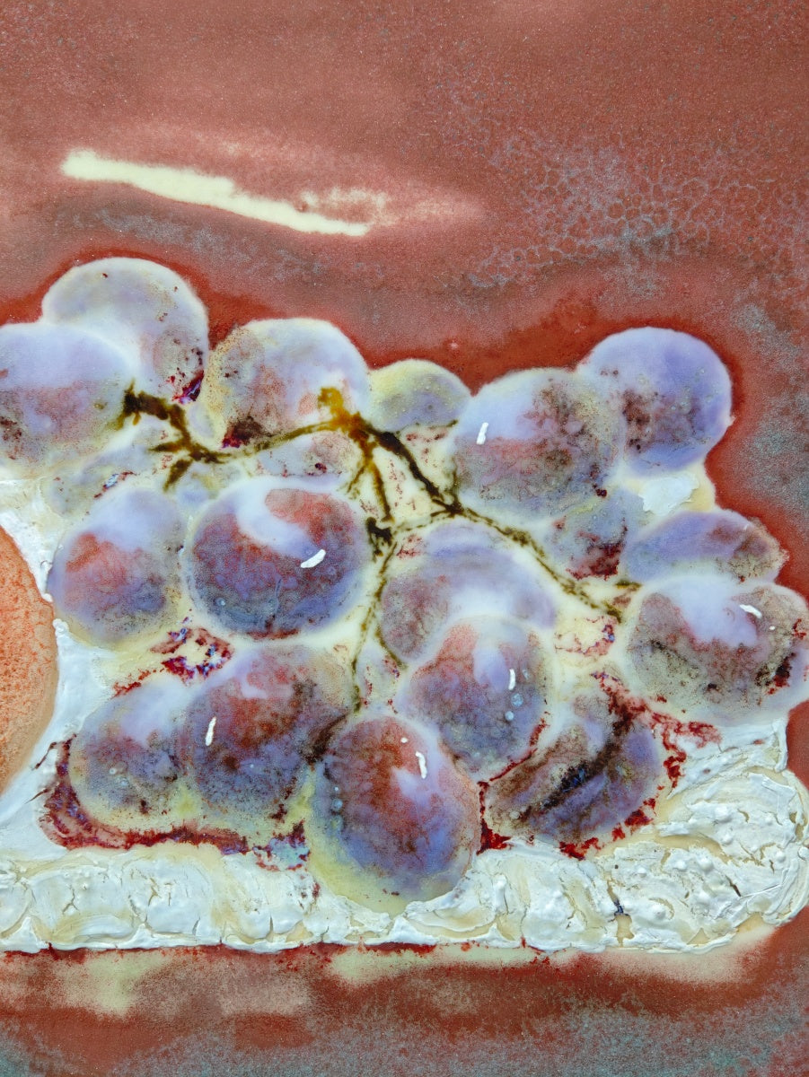 High-Temperature Glaze Ceramic Painting –A Peach-Flavored Summer (Original 1/1) Xianyue Lee