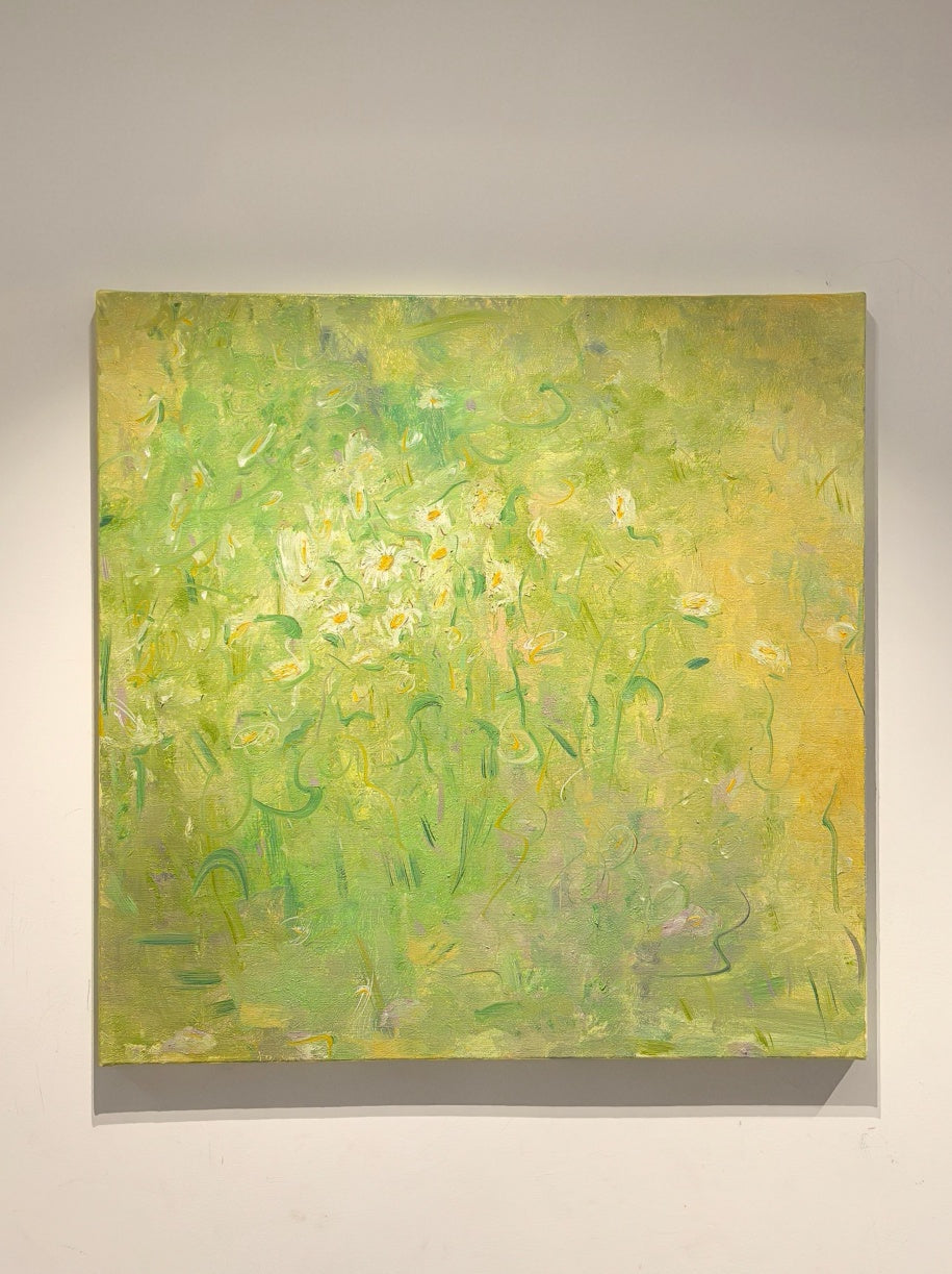 Poetic Abstraction Series – Gentle Light on Wild Daisies (Original 1/1) Fengxi Ni