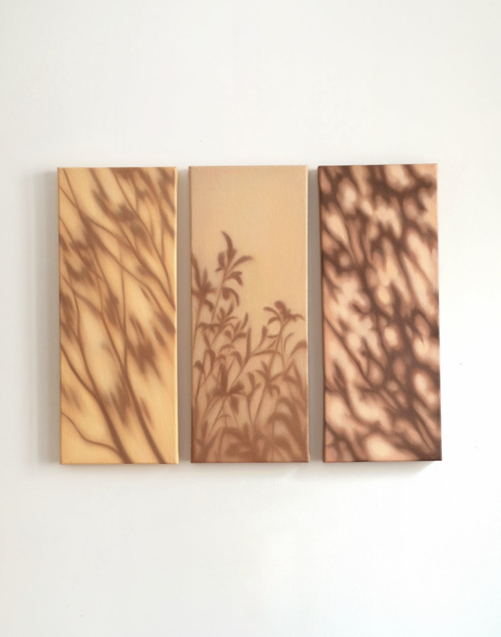 Texture & Light Oil Painting Series –Where Leaf Shadows Gently Fall (Original 1/1) Nian San