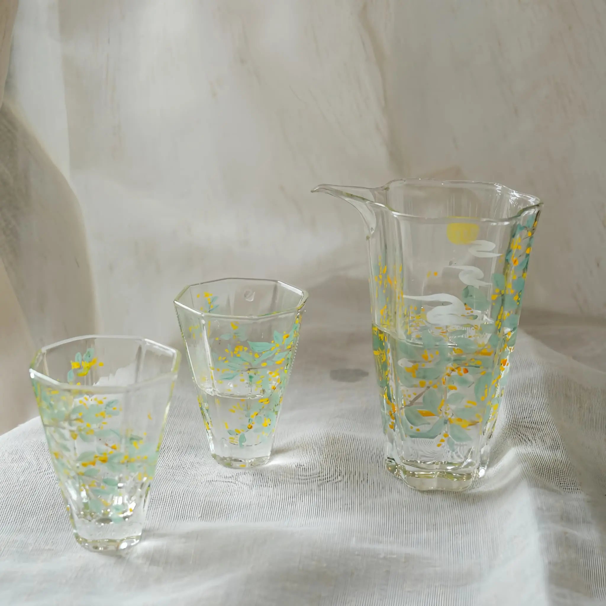 Osmanthus Whisper Glass Tea Set by ShiYu ShiYu