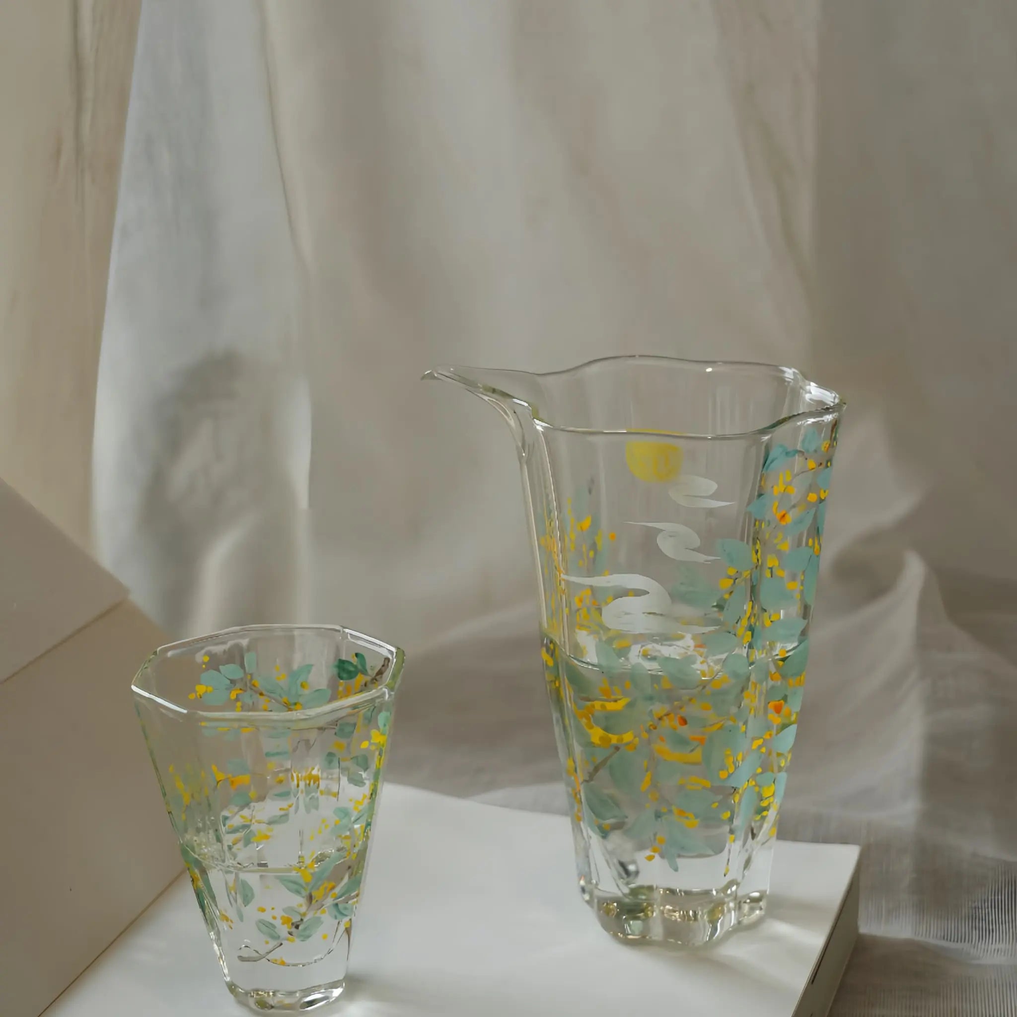 Osmanthus Whisper Glass Tea Set by ShiYu ShiYu