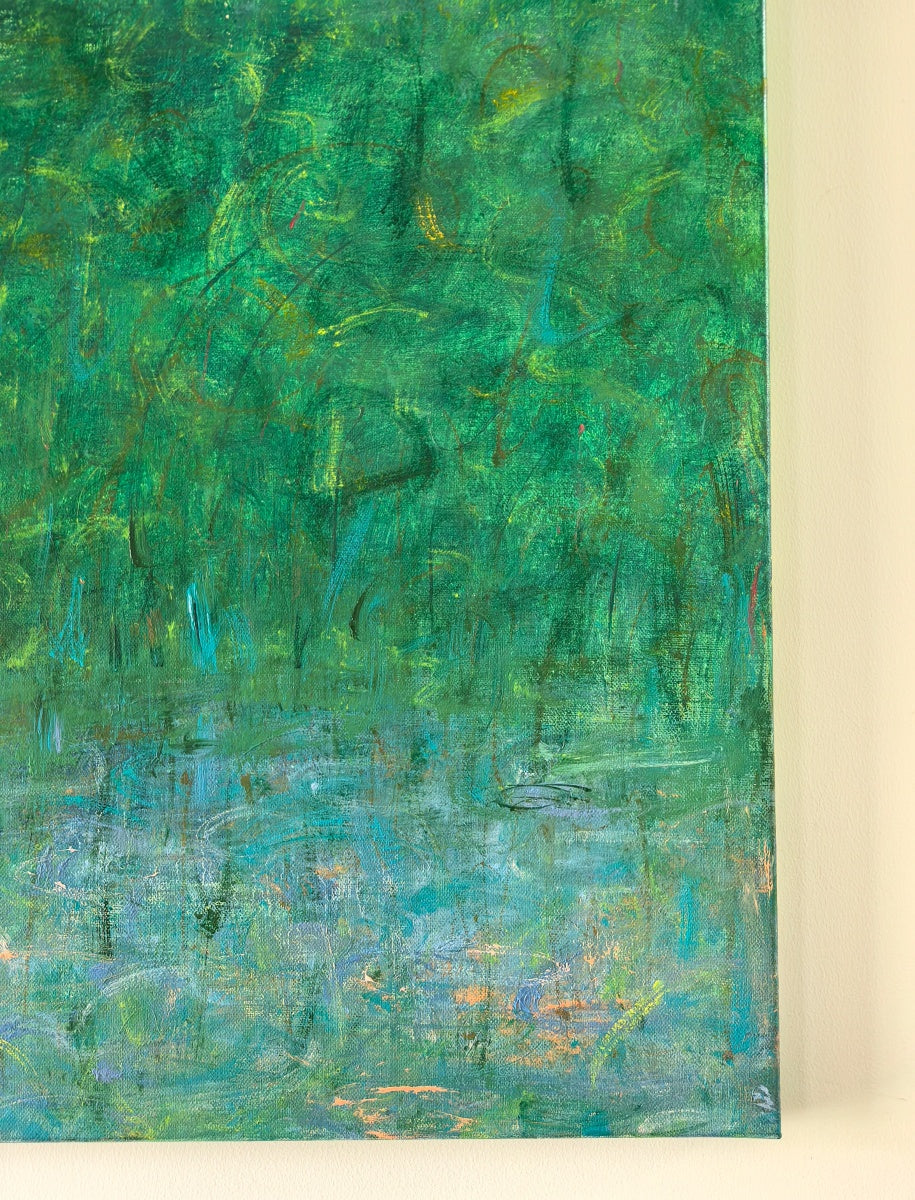 Poetic Abstraction Series – Finding a Sanctuary in the Spring Woods (Original 1/1) Fengxi Ni