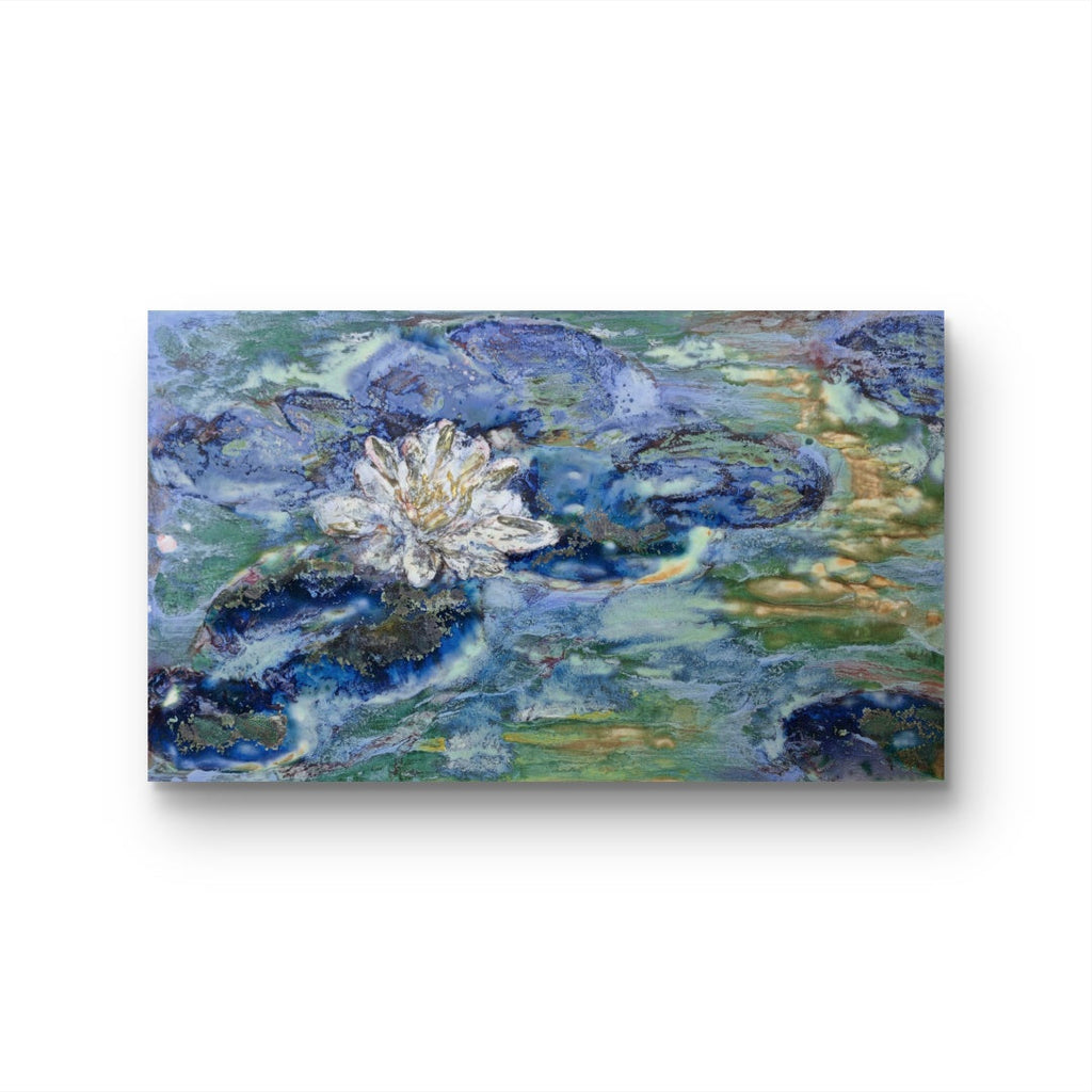 High-Temperature Glaze Ceramic Painting –Water Lily IV (Original 1/1) Xianyue Lee