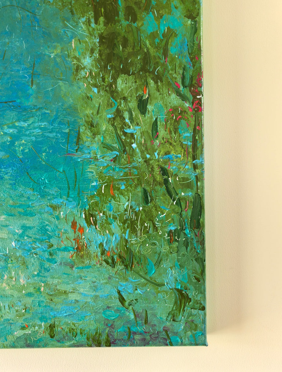 Poetic Abstraction Series – A Corner of the Hidden Realm (Original 1/1) Fengxi Ni