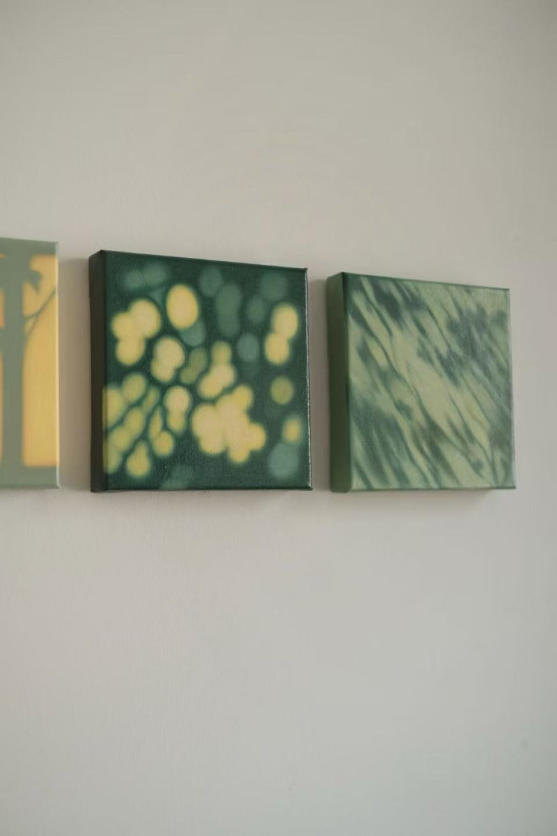 Texture & Light Oil Painting Series –A Stroll Through Green (Original 1/1) Nian San