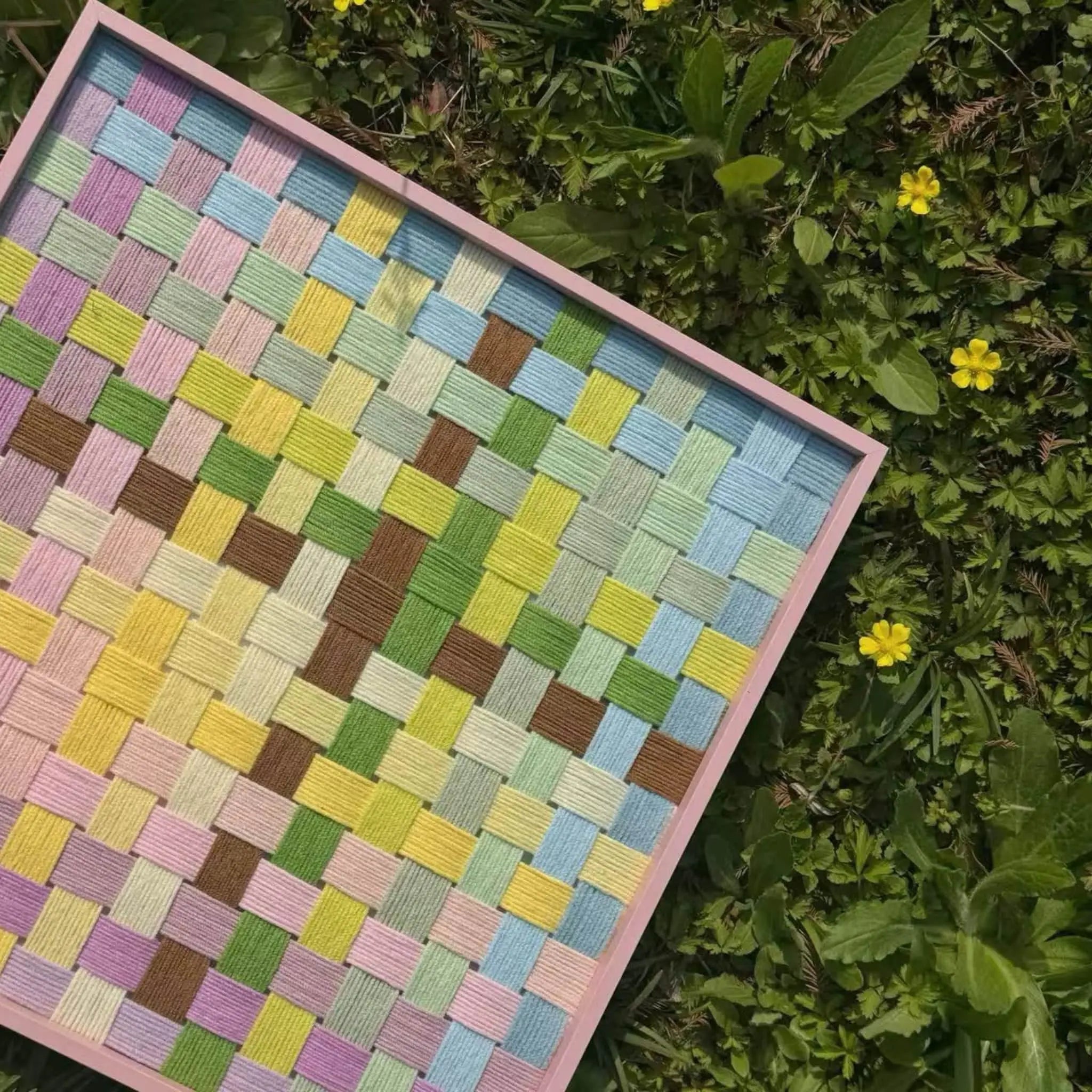 Spring in Full Bloom Fiber Art By Good Monica Good Monica