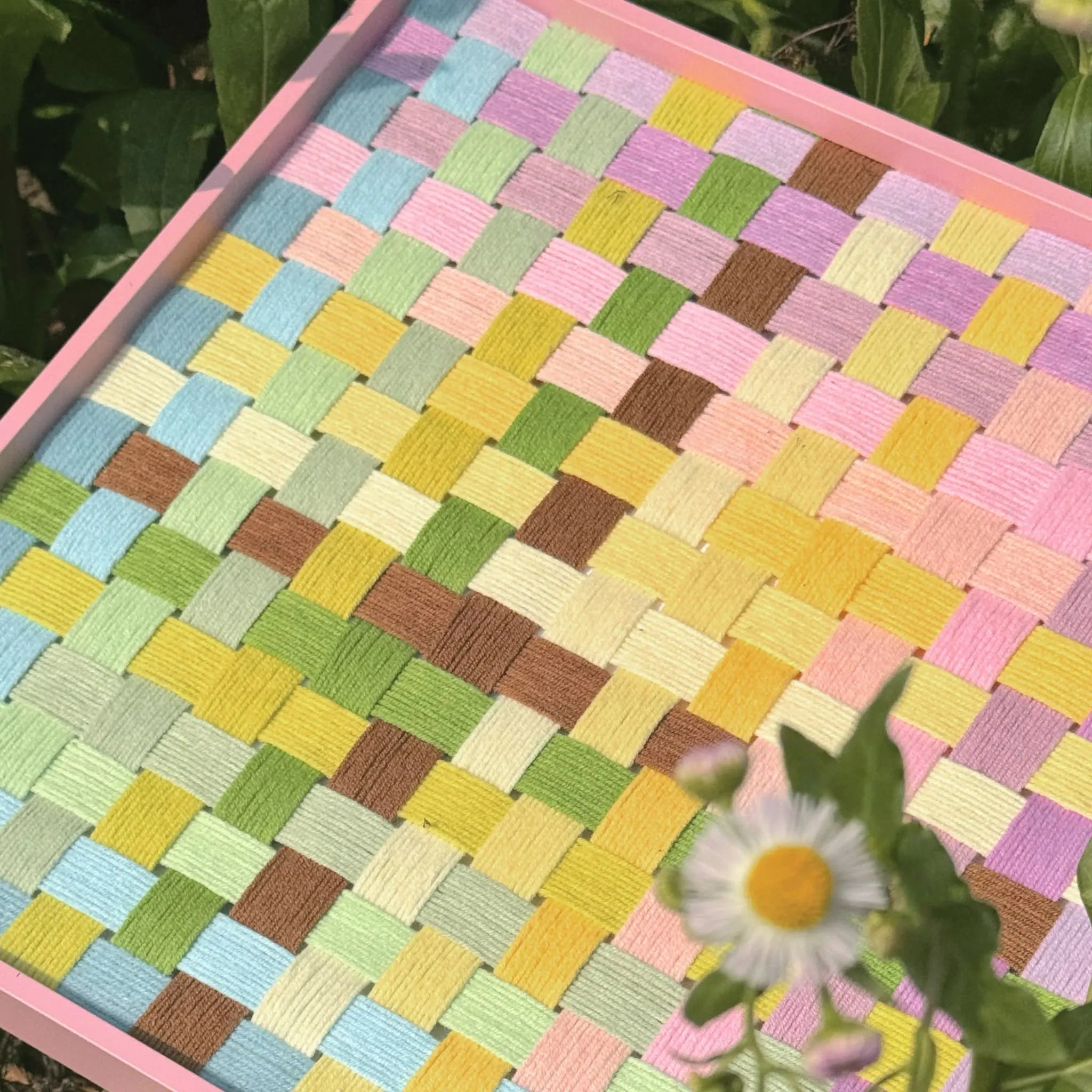 Spring in Full Bloom Fiber Art By Good Monica Good Monica