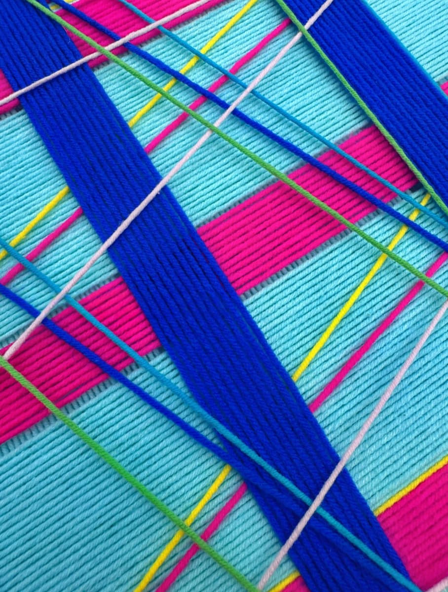 Neon Prism II Fiber Art Good Monica