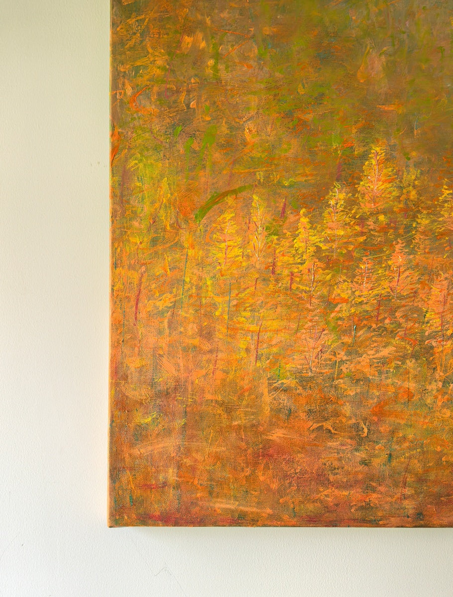 Poetic Abstraction Series – Golden Breeze in Autumn Wilds (Original 1/1) Fengxi Ni