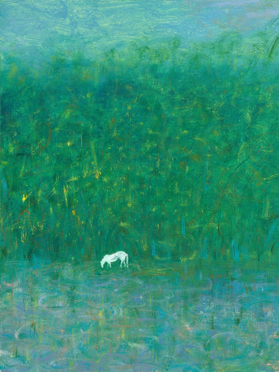 Poetic Abstraction Series – Finding a Sanctuary in the Spring Woods (Original 1/1) Fengxi Ni