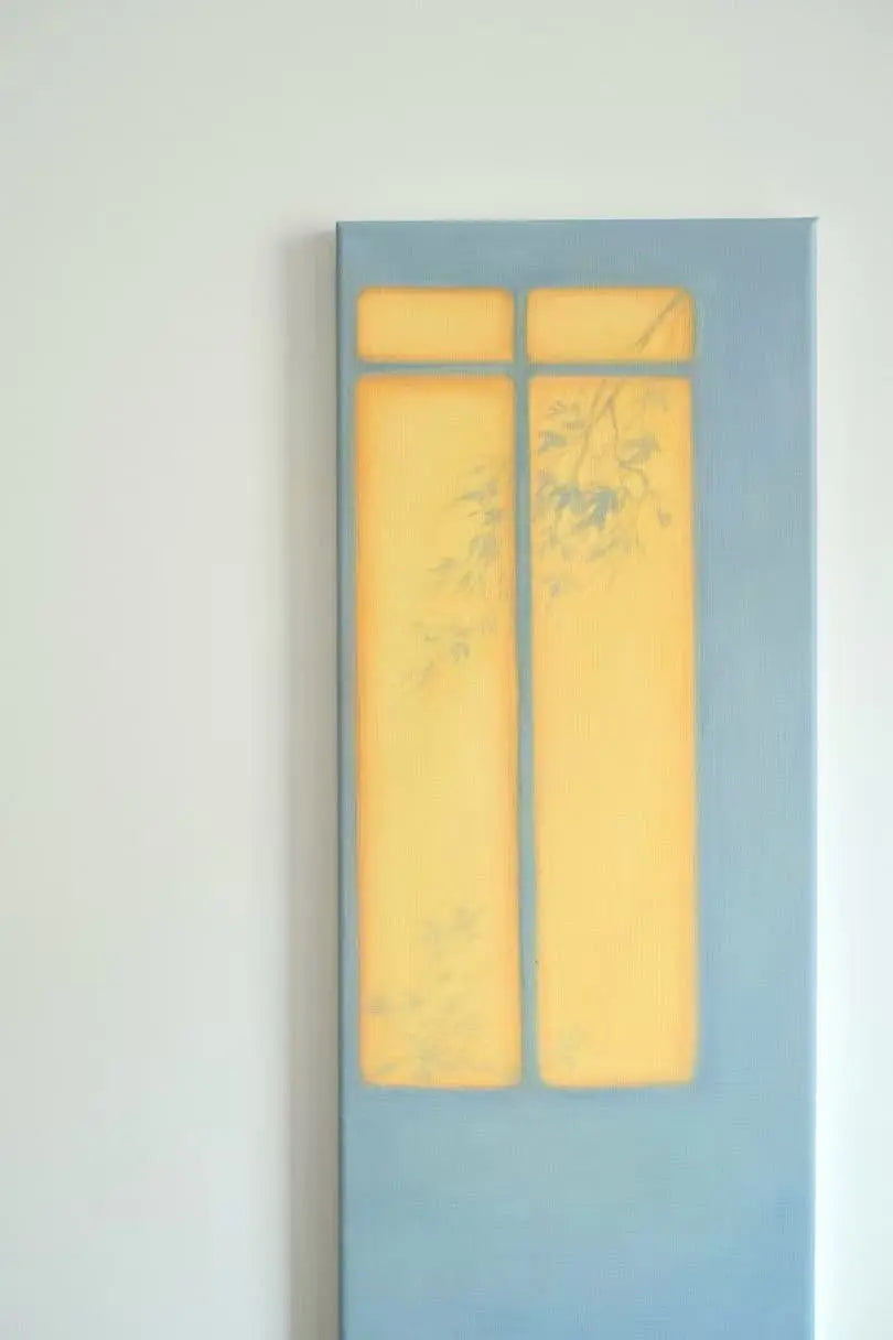 Textural Light Oil Painting Series – Elegant Window I Nian San