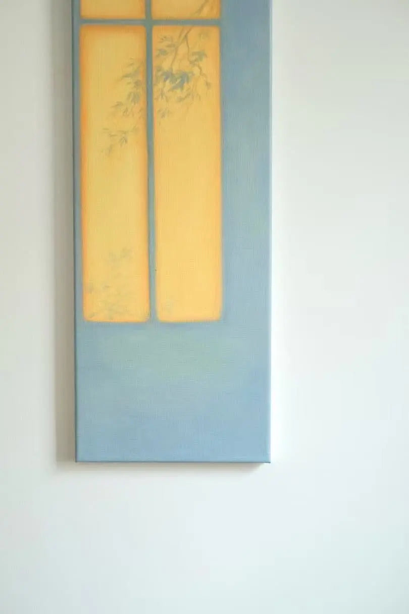 Textural Light Oil Painting Series – Elegant Window I Nian San