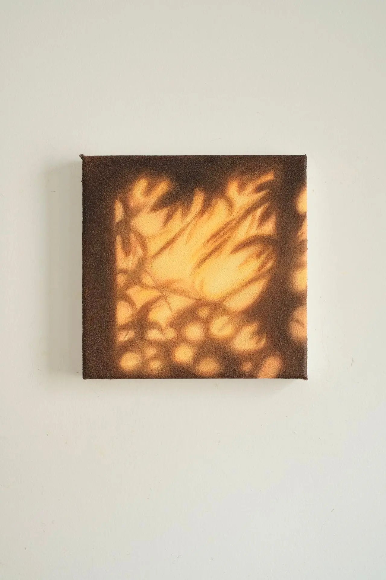 Textural Light Oil Painting Series – Sunset Behind the Hills Nian San