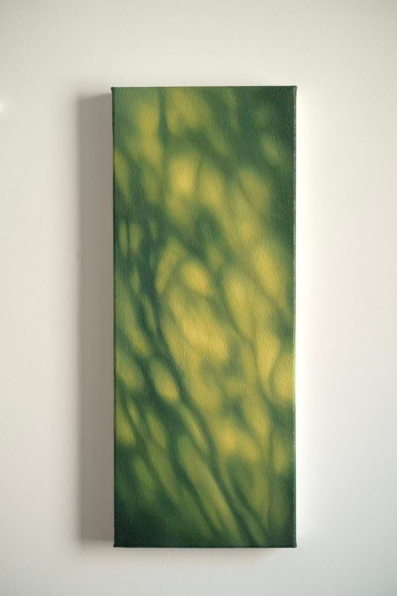 Texture & Light Oil Painting Series –Dappled Green (Original 1/1) Nian San