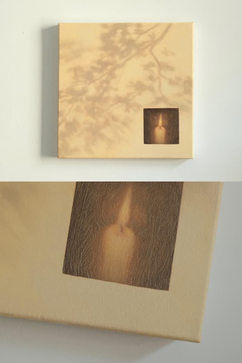 Texture & Light Oil Painting Series –Unspoken Memory (Original 1/1) Nian San