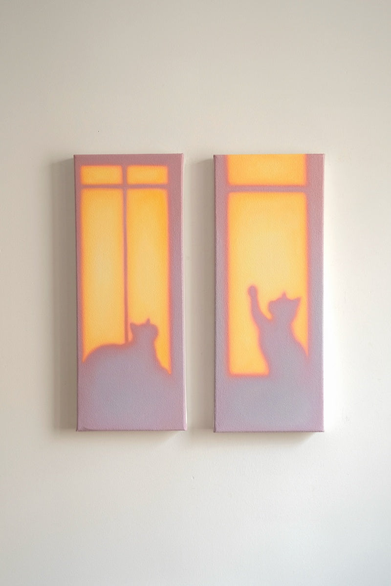 Texture & Light Oil Painting Series –Double Trouble Nian San