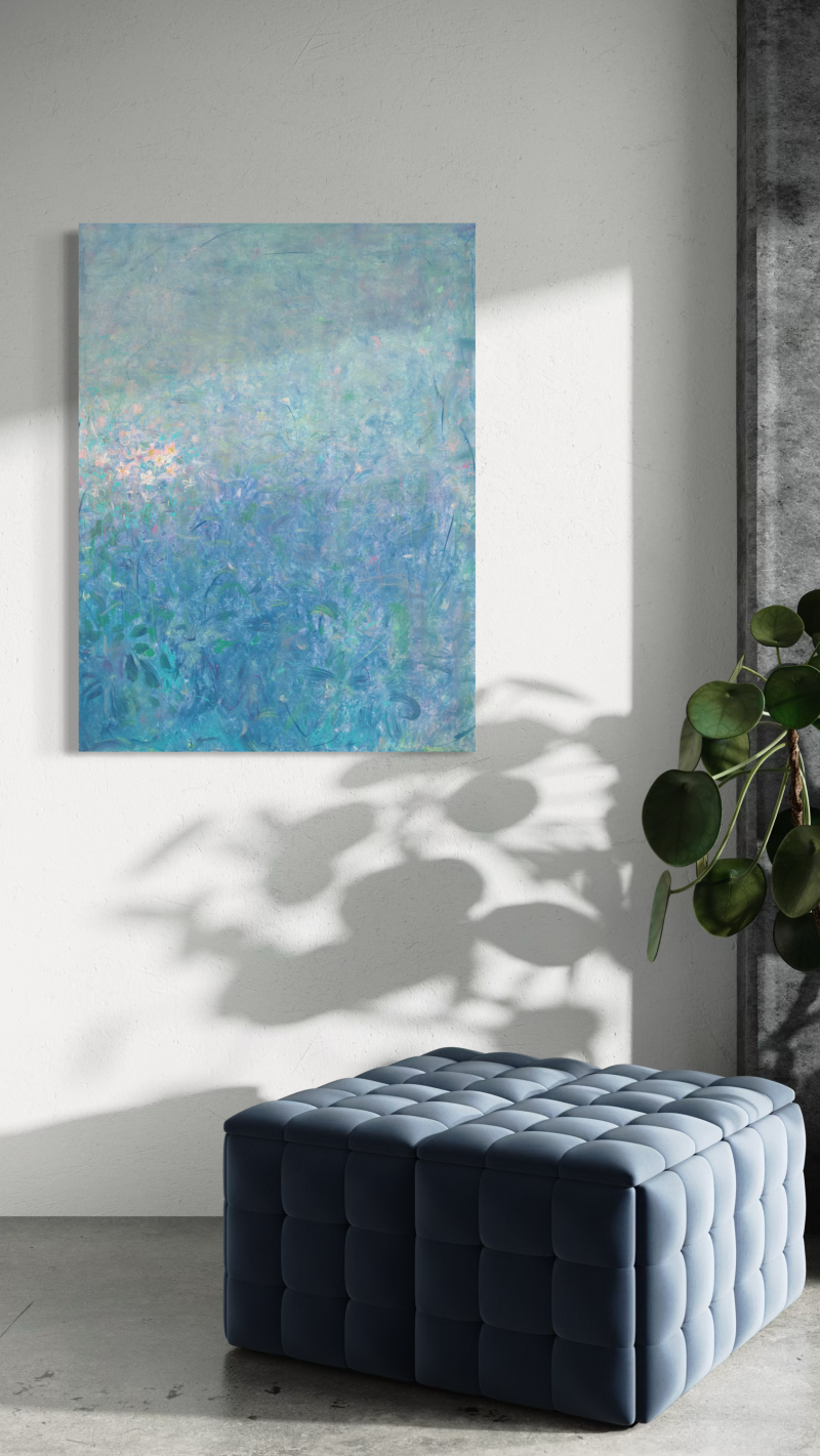Poetic Abstraction Series –Wild Cotton Flowers (Original 1/1) Fengxi Ni