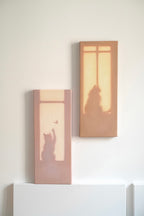 Textural Light Oil Painting Series – Cats by the Window Set I Nian San