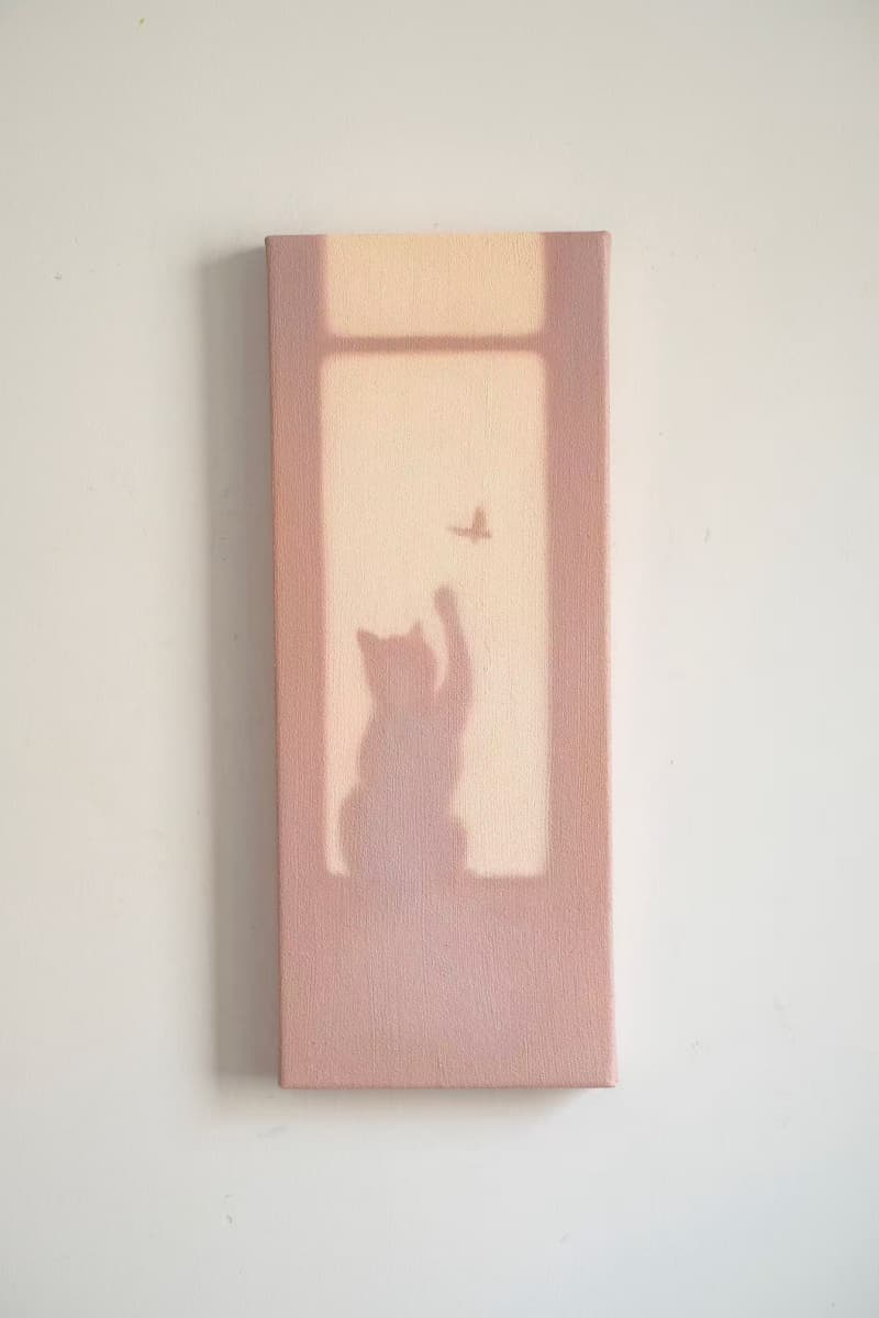 Textural Light Oil Painting Series – Cats by the Window Set I Nian San