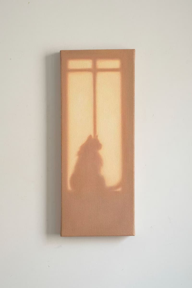 Textural Light Oil Painting Series – Cats by the Window Set I Nian San