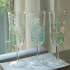 Lily Bloom Stem Glass by ShiYu ShiYu