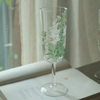 Lily Bloom Stem Glass by ShiYu ShiYu