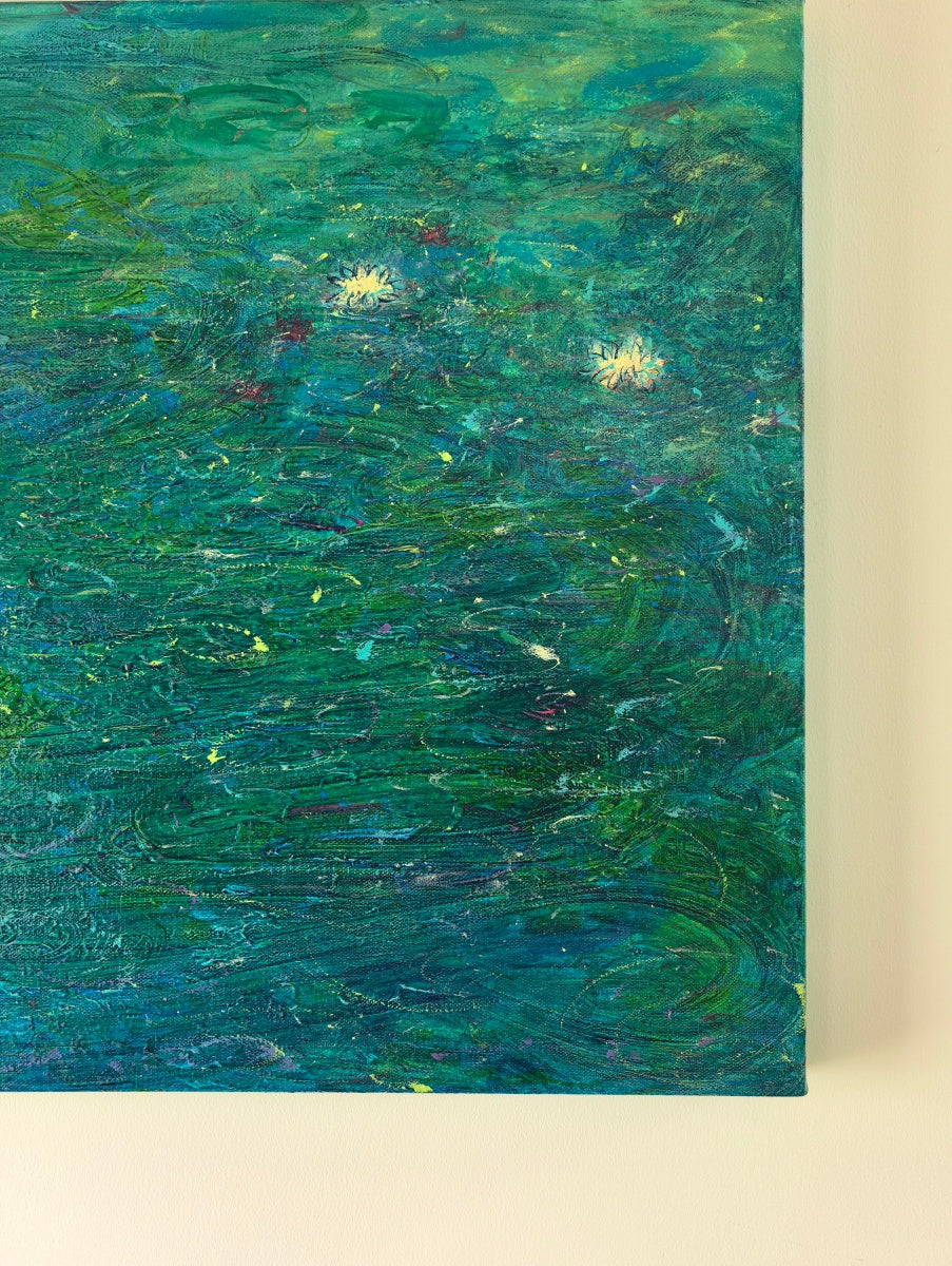 Poetic Abstraction Series – Sleepwalking Water Lilies (Original 1/1) Fengxi Ni
