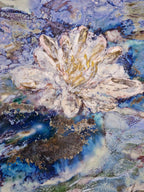 High-Temperature Glaze Ceramic Painting –Water Lily IV (Original 1/1) Xianyue Lee