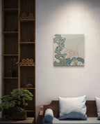 High-Temperature Glaze Ceramic Painting –Between Stone and Bloom (Original 1/1) Xianyue Lee