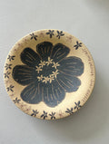 Rustic Stoneware Handmade Plate - Star-Bloom Flower Xin Feng Wang