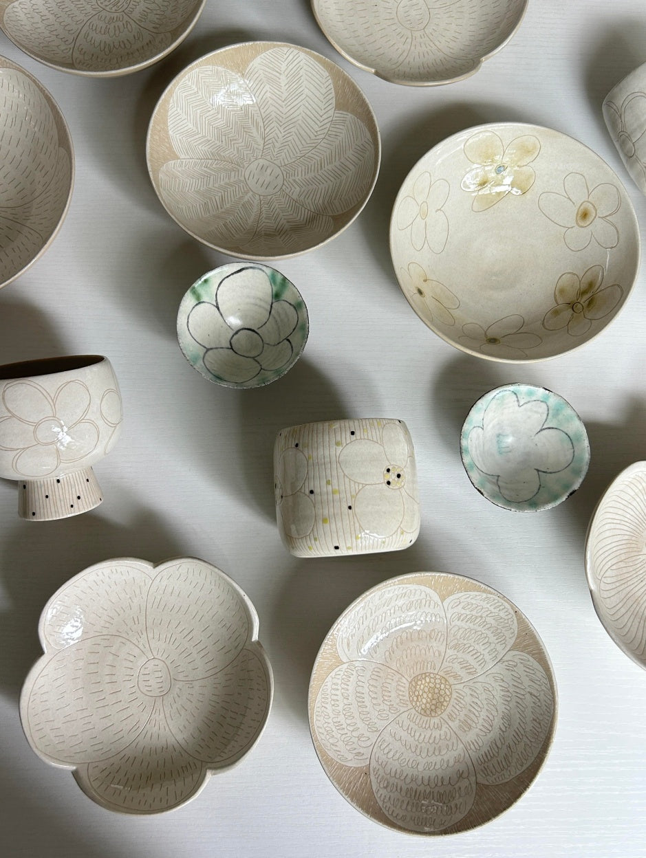 Rustic Stoneware Handmade Plates-Summer Limited Xin Feng Wang
