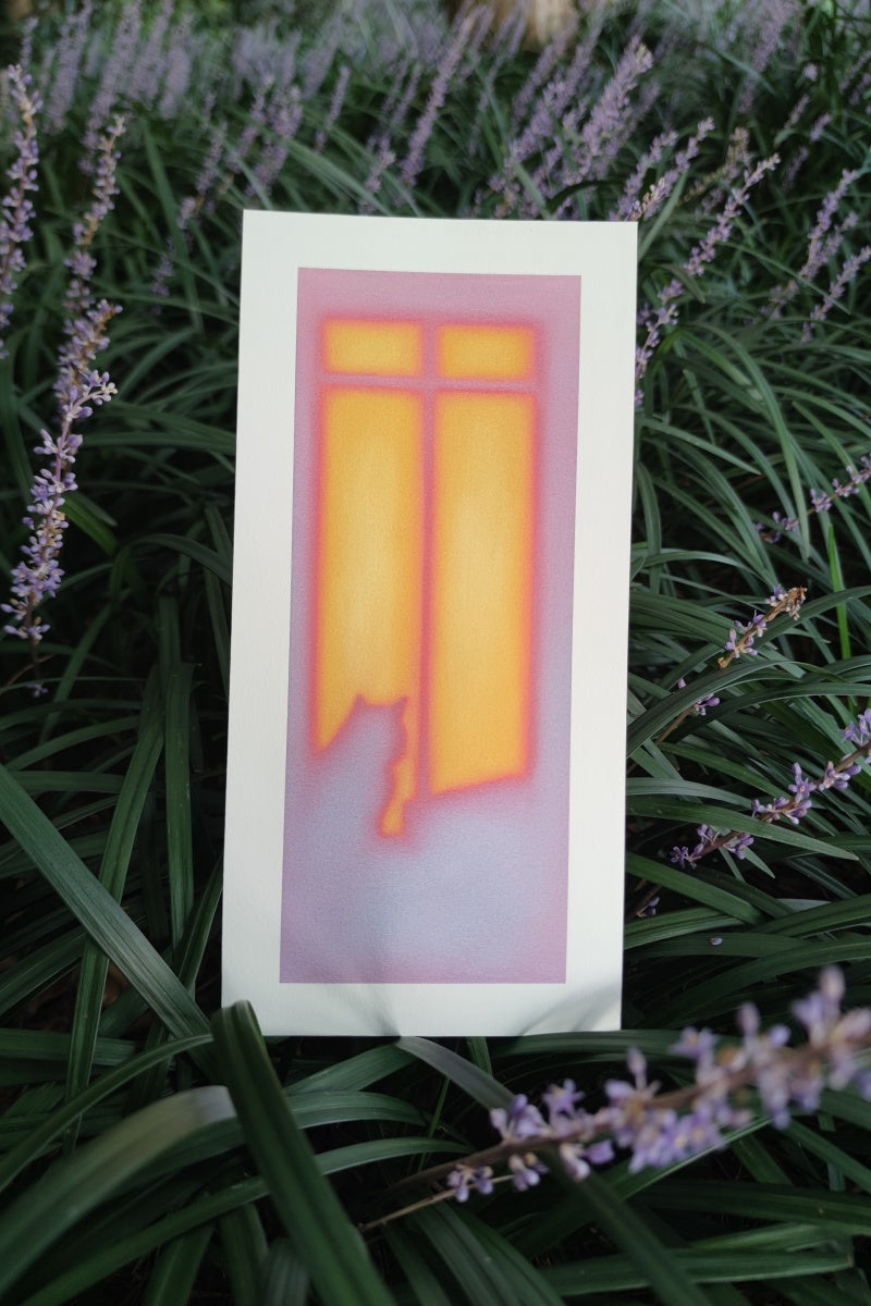 Sunset Window Wall Art – Waiting for Me to Come Home (Fine Art Print) Nian San