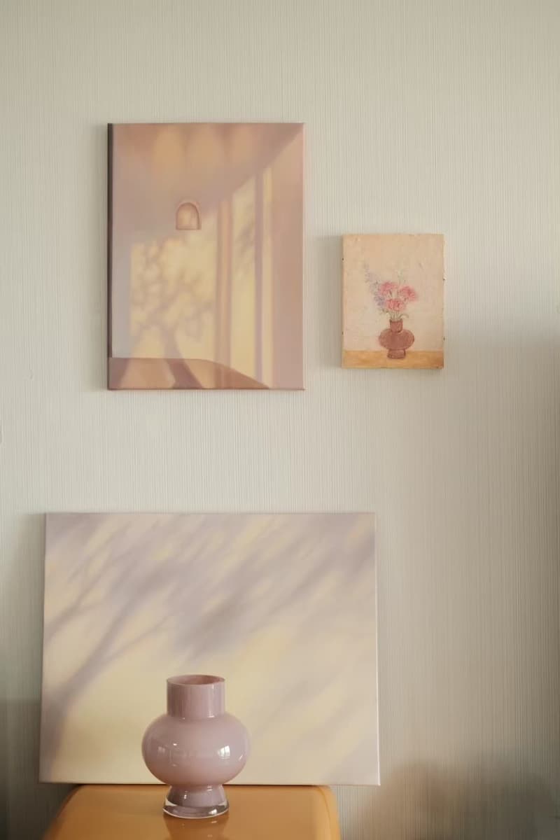 Texture & Light Oil Painting Series – Outside the Café Window Nian San