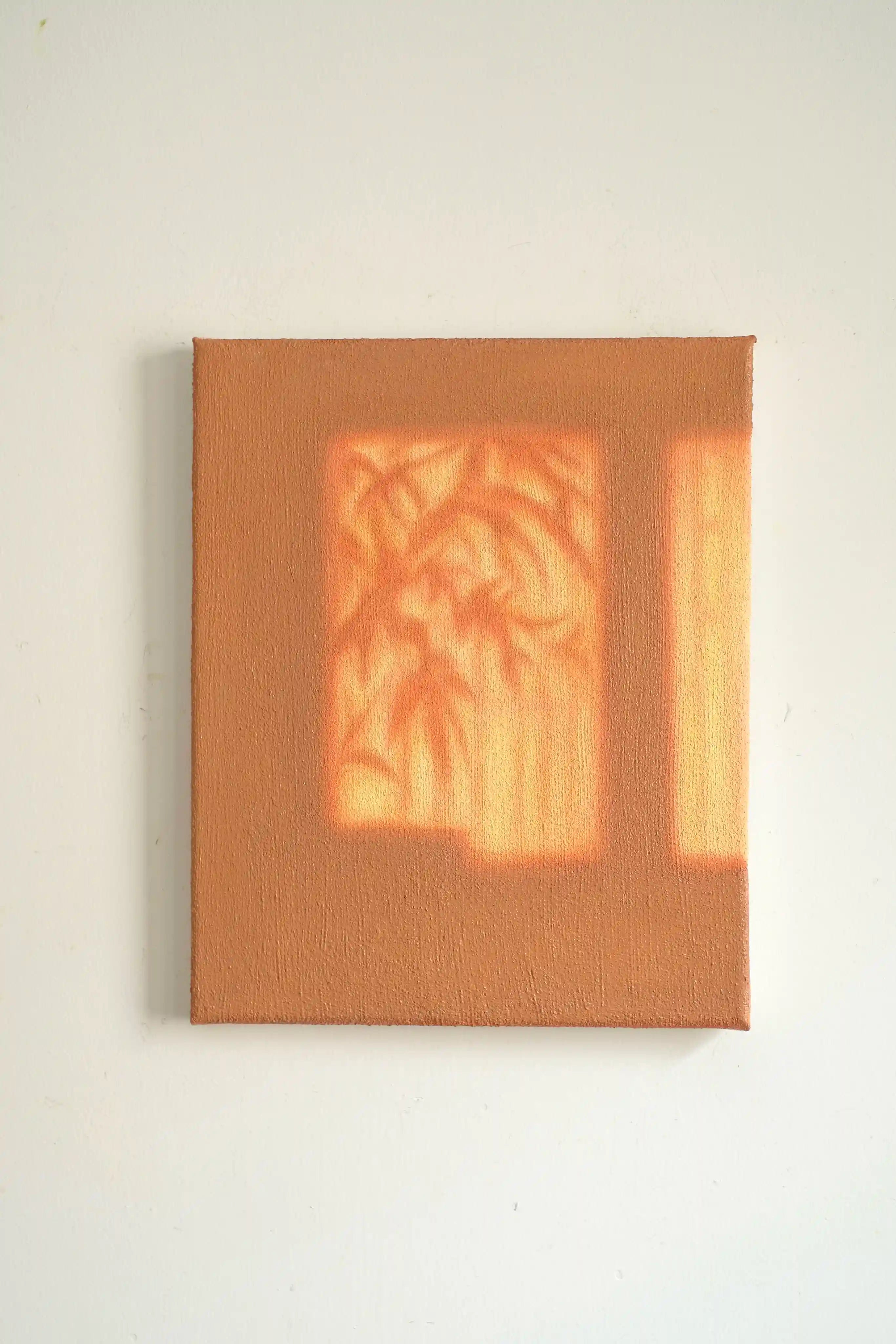 Textural Light Oil Painting Series – Sunset Behind the Hills Nian San